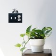 thumbnail image 2 of Village Wrought Iron ESSO-89 Double Interrupteur et Couvercle de Sortie Simple - Pomme de Pin, 2 of 2