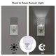 thumbnail image 3 of Balery Black and White Checkerboard Luz Nocturna LED con Sensor Automático, Enchufe con Sensor Crepuscular, Luz Suave de 0.5W para Dormitorio, Pasillo, Baño-EU, 3 of 7