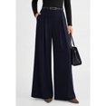 thumbnail image 5 of Womens Spring Wide Leg Trousers Loose Pleated Long Flowy Palazzo Work Pants with Pockets XL, 5 of 10