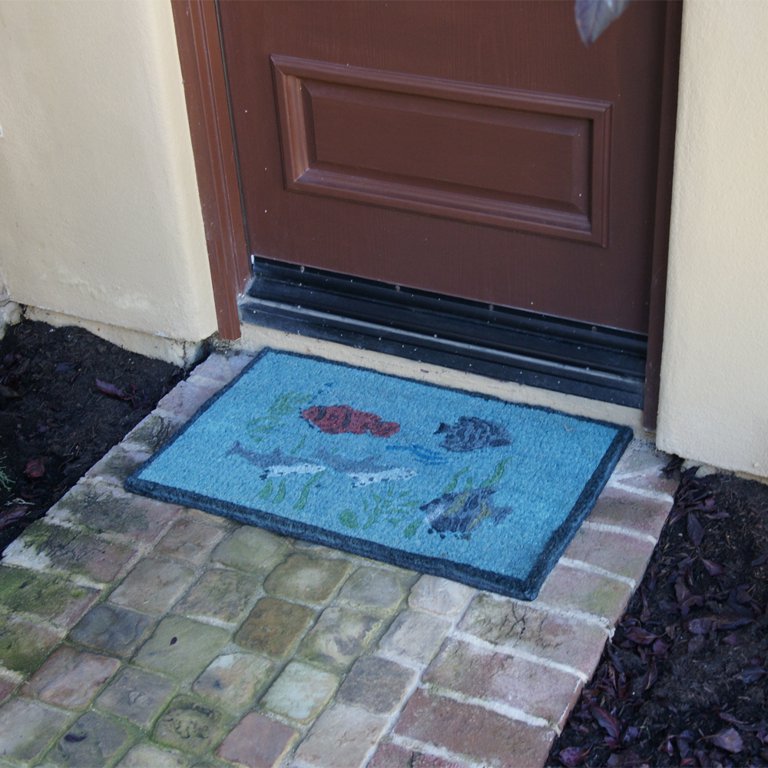 Blank 18x30 Extra - Thick Handwoven Coconut Fiber Doormat - Entryways