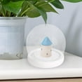 thumbnail image 3 of kowaku Clear Glass with Base Display Case Preserved Flower Cover Jar for Collectibles Figure Keepsakes Women Diameter 15cm, 3 of 5