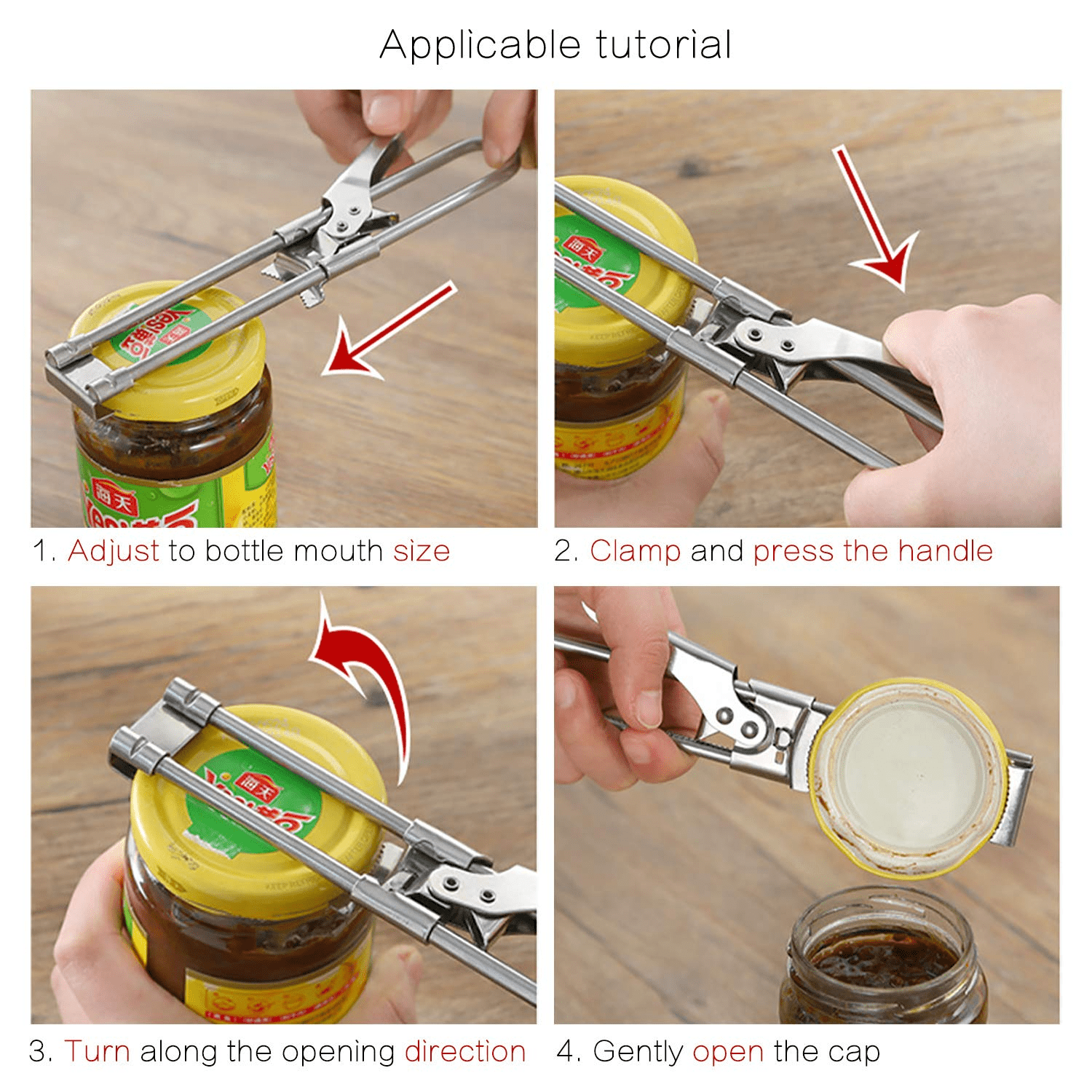 Adjustable Jar & Bottle Opener - MI Ultra Mart