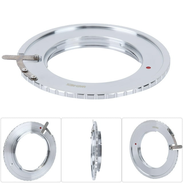 Hilitand Adaptateur d'Objectif en Alliage d'Aluminium, Adaptateur Manuel VBESTLIFE pour Objectif M4/3 vers Caméra NEX