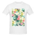 thumbnail image 4 of Bingfone Tropical Flowers Men'S Loose Fit Short-Sleeve Pocket T-Shirt, 4 of 7