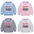 thumbnail image 1 of juego periférico niños algodón manga larga camisa básica lindo estampado Tops niños y niñas ropa Casual ropa de hogar regalos, 1 of 4