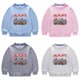 thumbnail image 1 of juego periférico niños algodón manga larga camisa básica lindo estampado Tops niños y niñas ropa Casual ropa de hogar regalos, 1 of 5