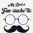 thumbnail image 2 of My Dad Is Fan-Tache-Tic Dad Jokes for Father's Day Adult White Crew Neck Long Sleeve Tee-XL, 2 of 6