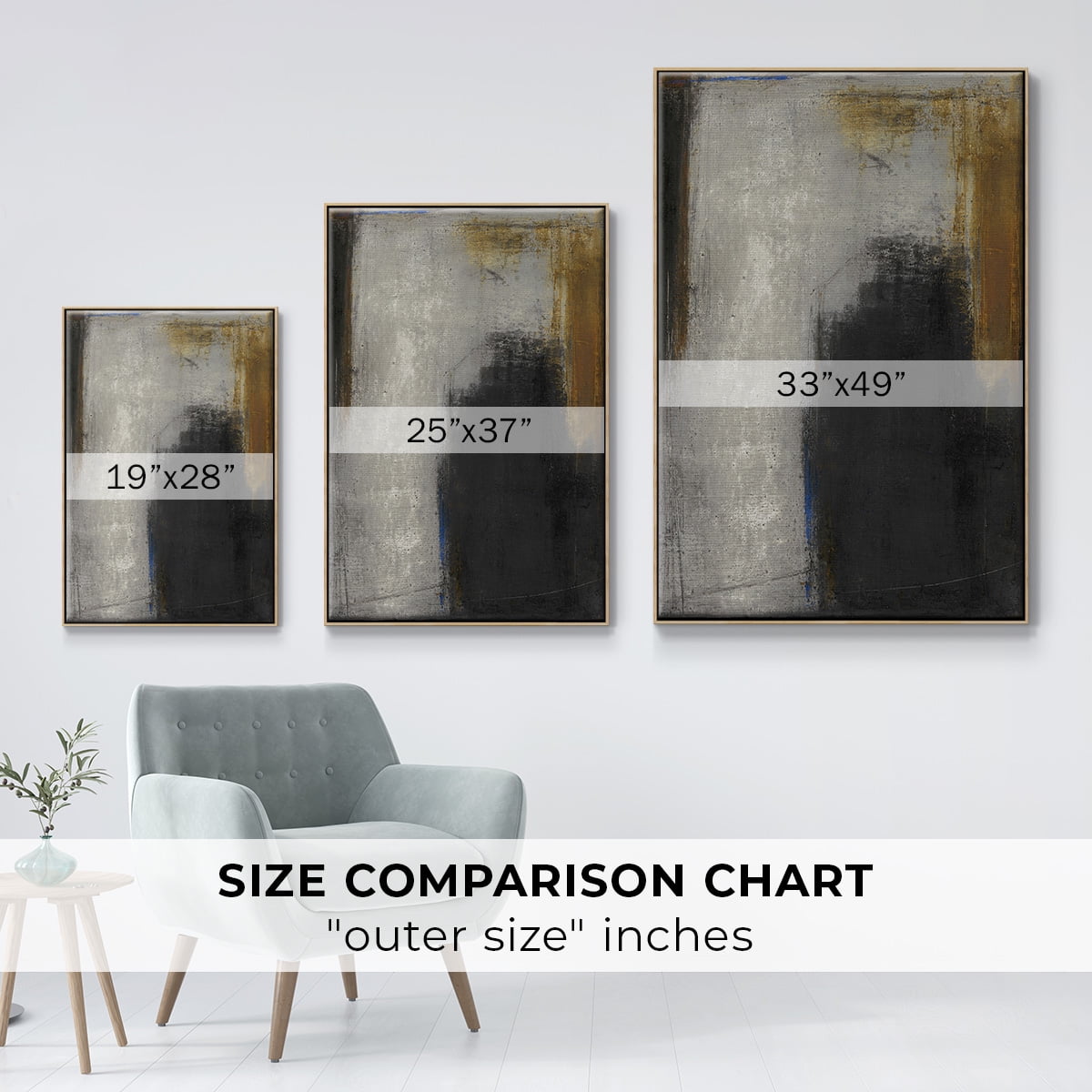 On My Way to Lately Framed Premium Gallery Wrapped Canvas - Ready to Hang - 17 x 25 - Natural Wood Floating Frame