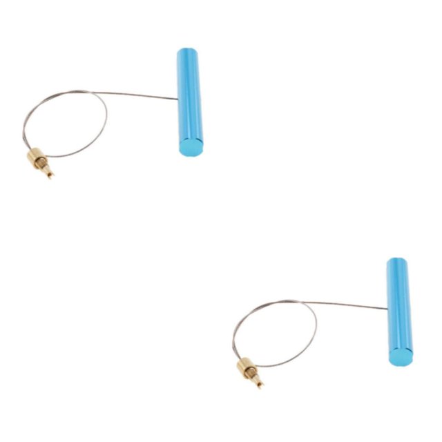 Speravity Extractor de vástago de palanca de válvula de motocicleta, herramientas de limpieza, desinflador de neumáticos, herramientas de Azul 2piezas