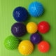 thumbnail image 2 of Pelota de PVC para pinchazos, masajes, puntos de acupuntura, agarre, fascia de uñas puntiagudas, pelota de yoga, pelota de fitness, pelota de erizo, 7,5 cm y 9,5 cm, 2 of 5