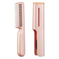 thumbnail image 2 of Travelwant 2 in 1 Hair Straightener Brush Ionic Hair Straightening Brush for Frizz-Free Silky Hair Perfect for Professional Salon at Home, 2 of 7