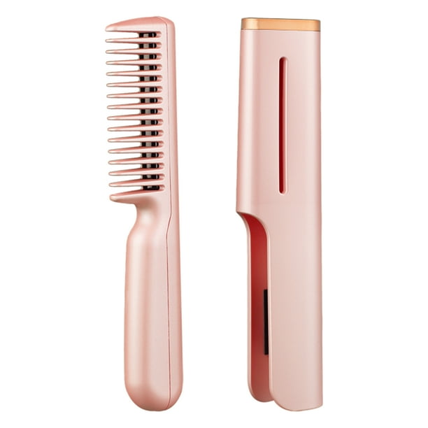 Greenred 2 in 1 Straight Hair Combs Electric Metal Delicate Multi-Functional Straightening Hairbrush for Women Greenred 2 in 1 Straight Hair Combs Electric Metal Delicate Multi-Functional Straightening Hairbrush for Women