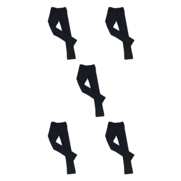 Yuarrent Mallas de patinaje Crystal Sparkling Pants Leggings de patinaje artístico Pure Black155 Type2 NO2