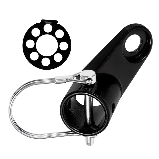 Phenofice 1 Set Bike Trailer Hitch Adapter Trailer Accessories Black For Quick Installation