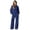 Royal Blue #669, variant on Women's 2 Piece Hoodie Set Pullover Sweatshirt and Wide Leg Pants, Relaxed Casual Fall Lounge Outfit with Side Pockets Weekend Matching Sweatsuit, S