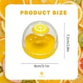 thumbnail image 6 of Fruit Storage Containers for Fridge, Lemon Keeper, Lemon Saver Lemon Storage Containers Reusable Lemon Holder Organizer Makes Food Stays Fresh Longer, BPA Free, Yellow, 6 of 7