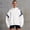 White, variant on Athletic Urban Oversized Hoodie (M, Grey)