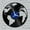 Blue-without LED, variant on World Map Vinyl Wall Clock, Vinyl Record Clock Wall Art Silent & Non-ticking(12 inchs B)