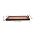 thumbnail image 3 of ORDDIART Household Bamboo Tray For Room Use 1Set 14.0*9.3*2.0In, 3 of 6