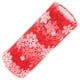 thumbnail image 1 of 15cm 10 yardas Ceraba de nieve navideña Ceraca de tulla de tul brillo de organza una cinta de copos de nieve para decoración de Navidad Decoración de la fiesta de envoltura de regalos (rojo), 1 of 6