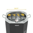 thumbnail image 5 of NUUK 30QT Oil Free Outdoor Turkey Fryer, Propane Deep Fryers Burner Stand, 6,000 BTU Cast Iron Burner, Outdoor Deep Fryer, Ideal for Outdoor Cooking, 5 of 9