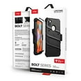 thumbnail image 2 of Zizo Bolt Series Samsung Galaxy A11 Case with Screen Protector Kickstand Holster Lanyard - Black, 2 of 3