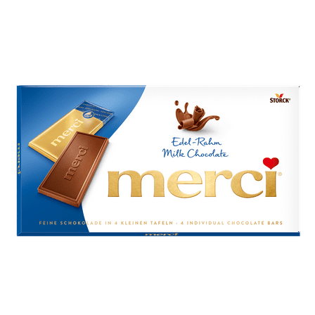 Storck MERCI Milk Chocolate chocolate bars 100g/3.52 oz