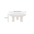 thumbnail image 7 of Moe's Home Collection Rocca Coffee Table Concrete White, 7 of 7