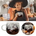 thumbnail image 2 of TIELUTT Halloween Mug Design Ceramic Coffee Cup with Handle for Scary Holiday Tumbler Set Unity Cup Metal Coffee Cups A Glasses with Handles Glass Food Storage Containers with Dividers, 2 of 7