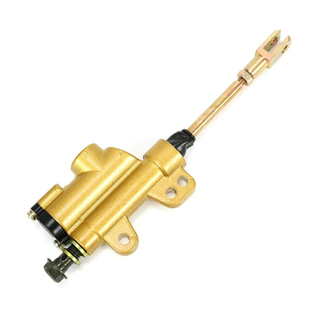 Ruiboury Motorcycle Foot Brake Pump Dirt Bike Bikes Master Cylinder Motorcycles Maintenance Modification Spare Parts Gold