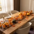 thumbnail image 5 of geerera Fall Decor Fall Garland for Home - 80.7" Artificial Autumn Leaf Vine with Serrated Fall Foliage, Fall Home Decor Leaves Decor Hanging Swag for Mantel Wall Doorway, 5 of 8