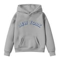 thumbnail image 4 of Kids Girls Sports Hoodie Casual Pullover Sweatshirt with Large Pocket Soft Warm for Teen Boys and Girls Daily Wear, 4 of 4
