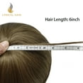 thumbnail image 7 of Lyrical Hair Toupee for Men Durable Full PU Mens Toupee Human Hair Replacement System Thin Skin Injected Hair System for Man, 7 of 7