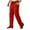 Red, variant on Mens Quick Dry Sports Pants Athletic Wide Leg Drawstring Pants Pockets Breathable Workout Running Trousers S, Green