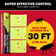 thumbnail image 6 of Catchmaster Giant Fly Paper Glue Trap 3-Pack 30 Feet Each, Sticky Fly Traps Outdoor, 6 of 7