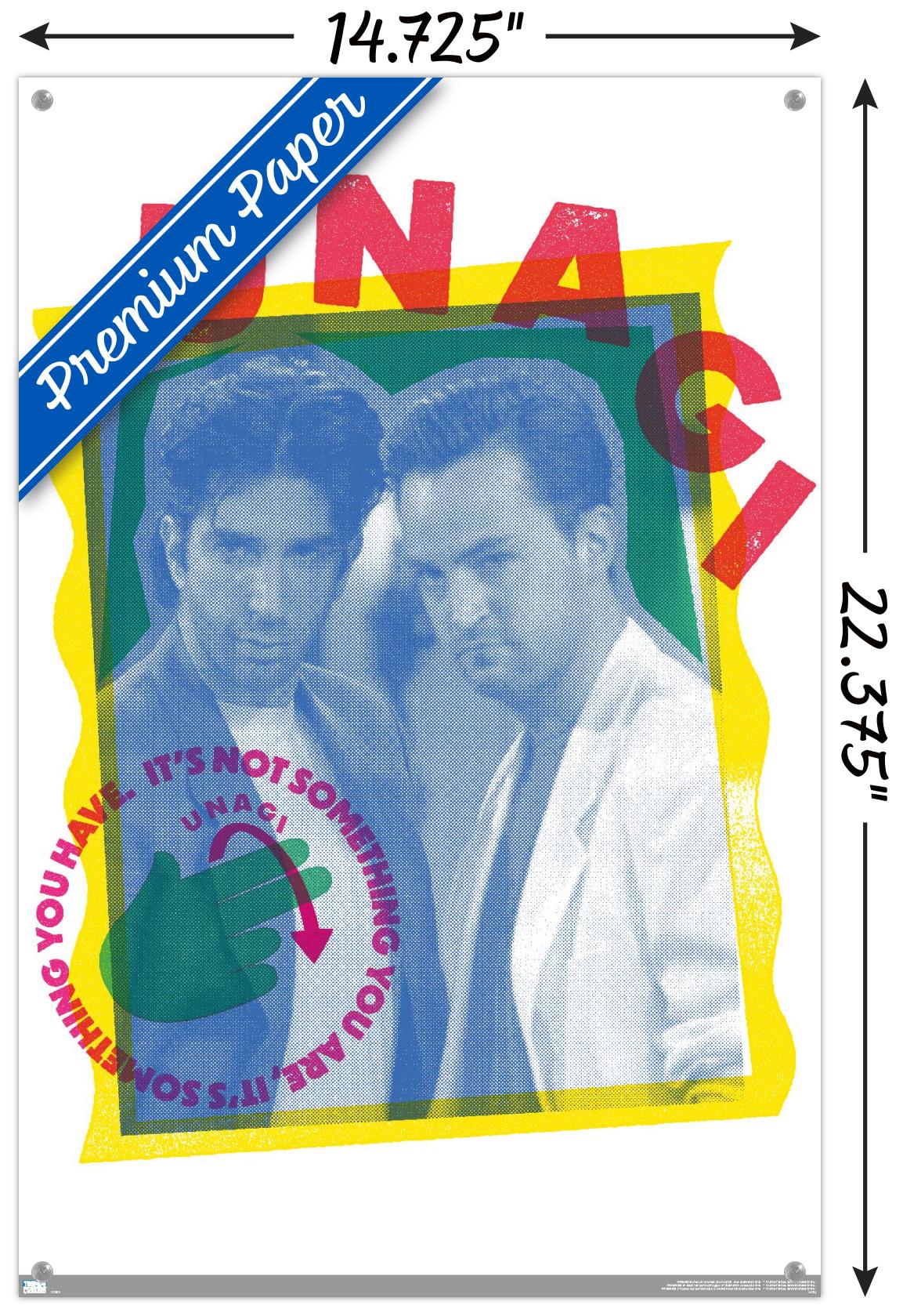 Friends - Unagi Wall Poster with Push Pins, 14.725" x 22.375"