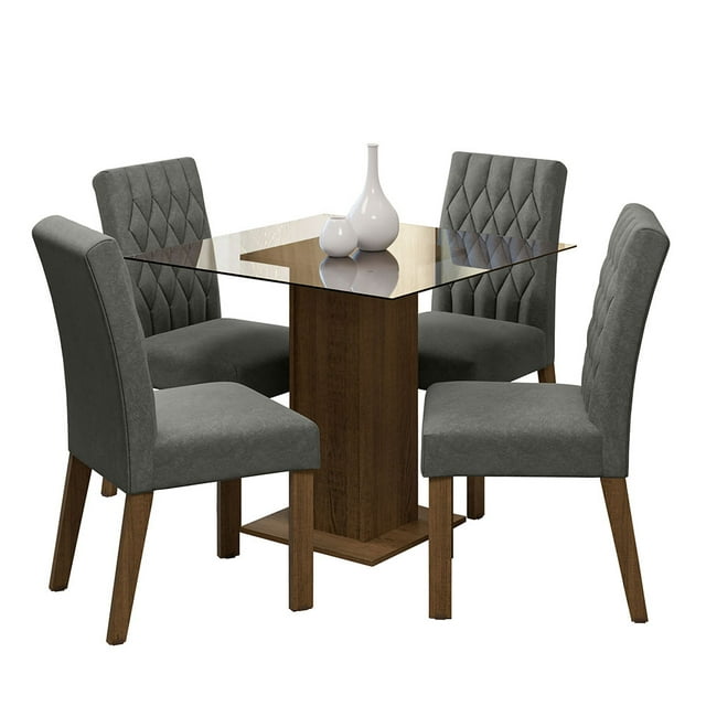 Juego de Comedor Mesa con 4 Sillas Madesa Noemi MP