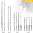 thumbnail image 2 of Juego de brocas y cinceles con martillo rotativo TGFTGF, 17 piezas, SDS Plus, 2 of 8