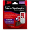 3M Heavy-Duty Rubber Weatherstrip, 0.35" x 19.7'