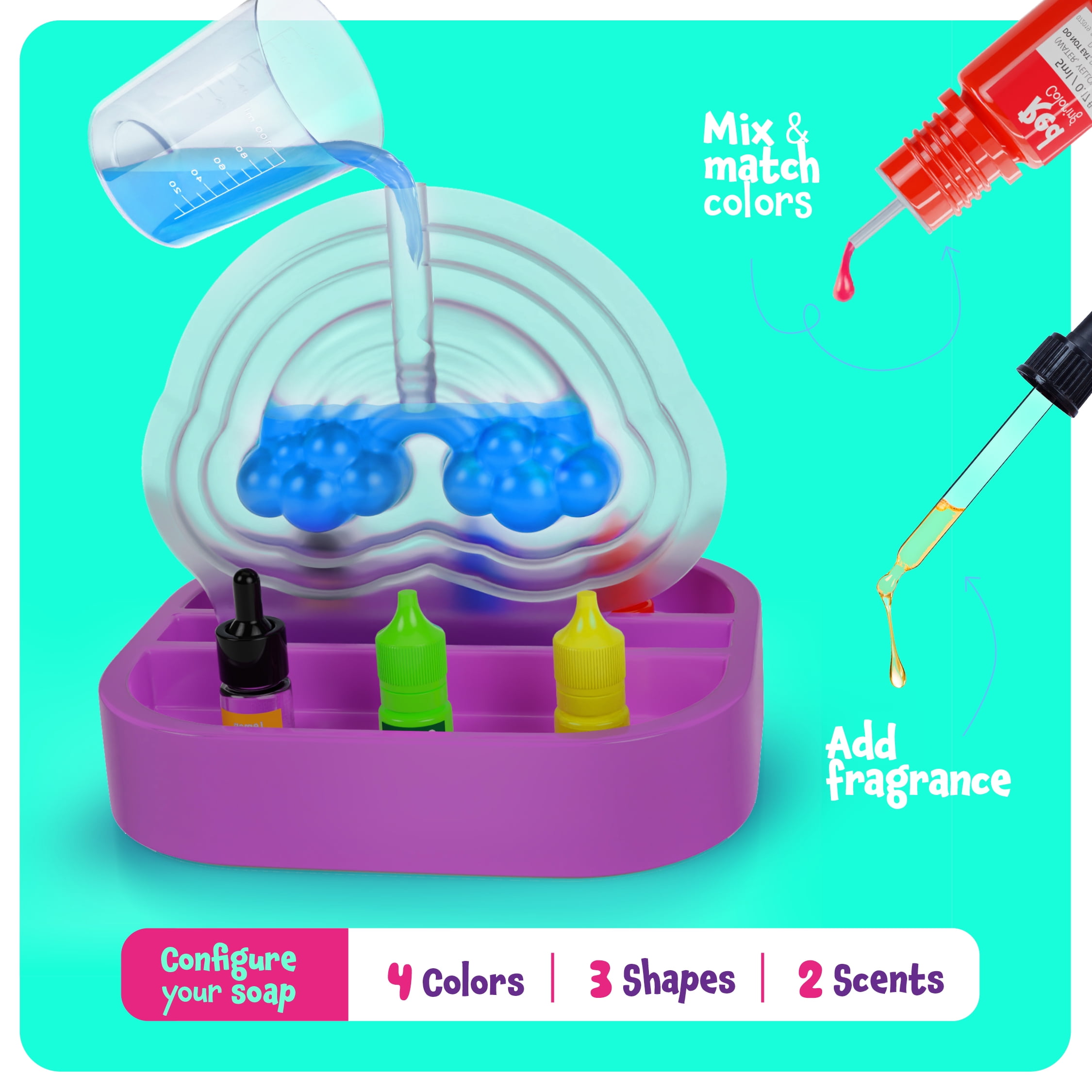 DIY Unicorn Soap Lab Kit for Kids - Girls Crafts - Easter Gifts - Science Activity Kit for Girls - STEM Gift