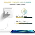 thumbnail image 6 of 2 Pack Type C Charger, Fast Charger Block 20W PD Power Adapter USB C Wall Charger for 14 13 12 Google Pixel Samsung Galaxy, 6 of 6