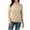 Khaki, variant on GJSYRH Women Long Sleeve Turtleneck Slim Fitted Based Layer Lightweight Active Shirt Pullover Tops