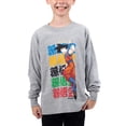 thumbnail image 6 of Dragon Ball Z Anime Cartoon Boys Grey Long Sleeve Shirt-S, 6 of 7