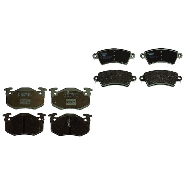 Set Balatas Bajos Metales 206 2000 Peugeot TRW .