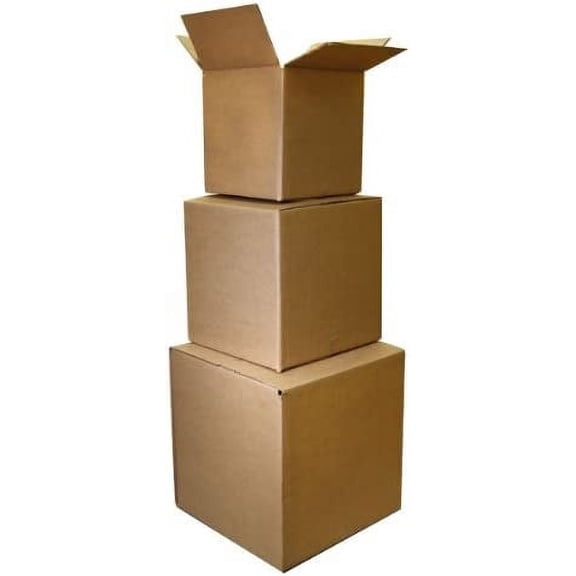 Small Moving boxes 1 cubic ft 12x12x12 Pack of 25 by The Boxery