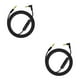 thumbnail image 1 of Bearachild Cable de auriculares macho a macho de 3,5mm, Control de línea de tableta, Cable de auriculares, accesorios de repuesto para Negro 2Conjunto, 1 of 6