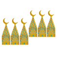 thumbnail image 2 of 6 cajas de dulces Eid Mubarak, decoración portátil para el hogar, regalo de Chocolate y Amarillo, 2 of 8