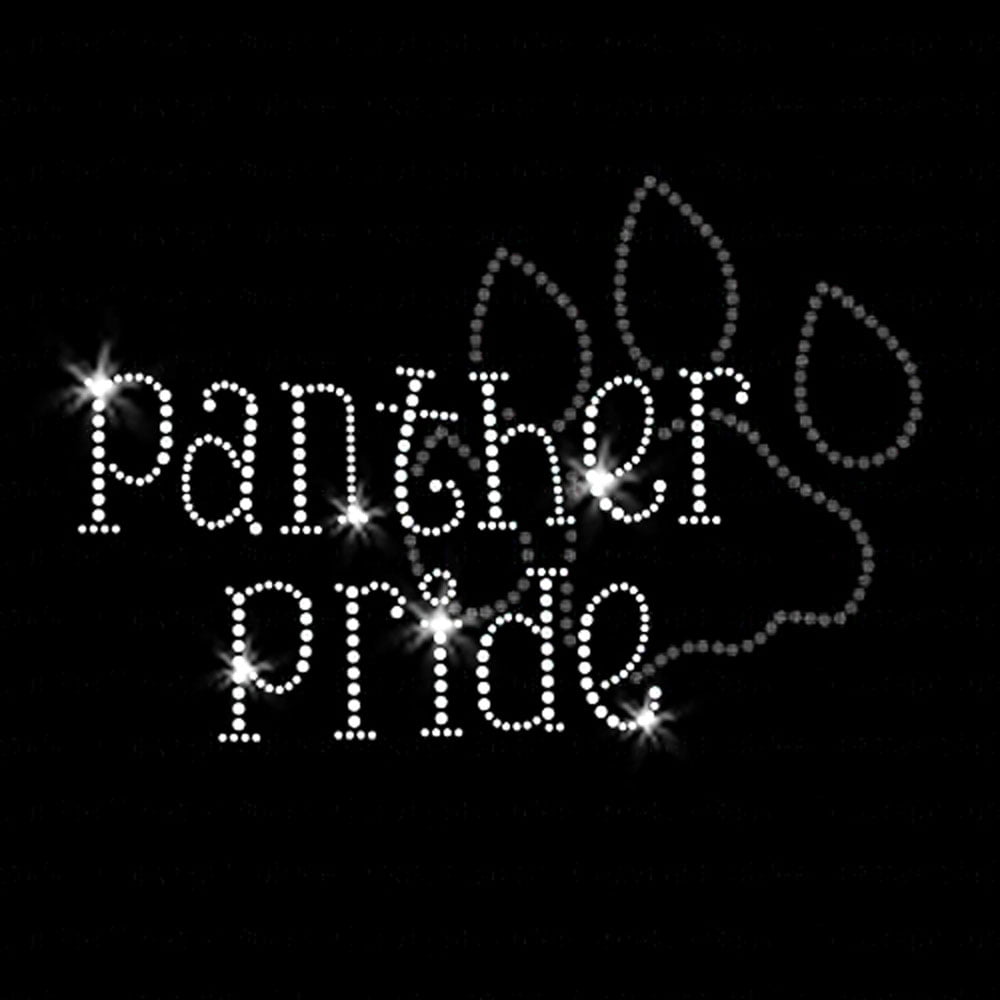 HOTFIX Transfer 7 colours Iron on glitter Black Panther 