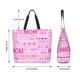 thumbnail image 5 of Balery Best Mom ever Bolsa Tote Estilo Estético con Cremalleras, Bolsa de Hombro, Bolsa de Compras Grande y Plegable, 5 of 8