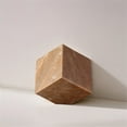 thumbnail image 3 of Meridina Furniture Block Pink Marble Decorative Cube, 3 of 5